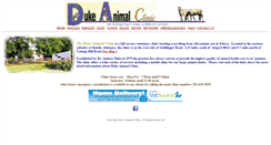 Desktop Screenshot of dukeanimalclinic.com